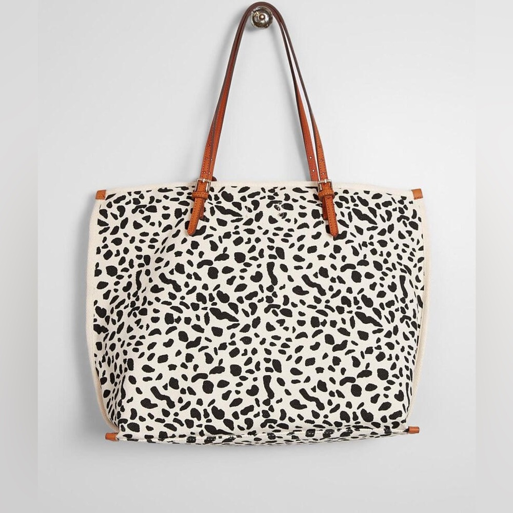 Deer Print Canvas Tote Bag